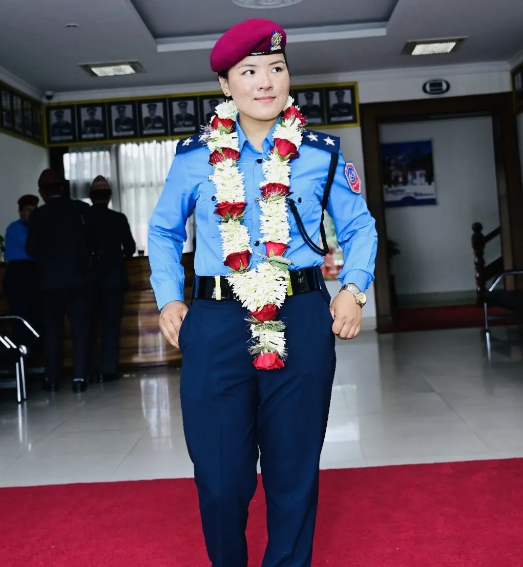 Photo with Police Leadership after Promotion