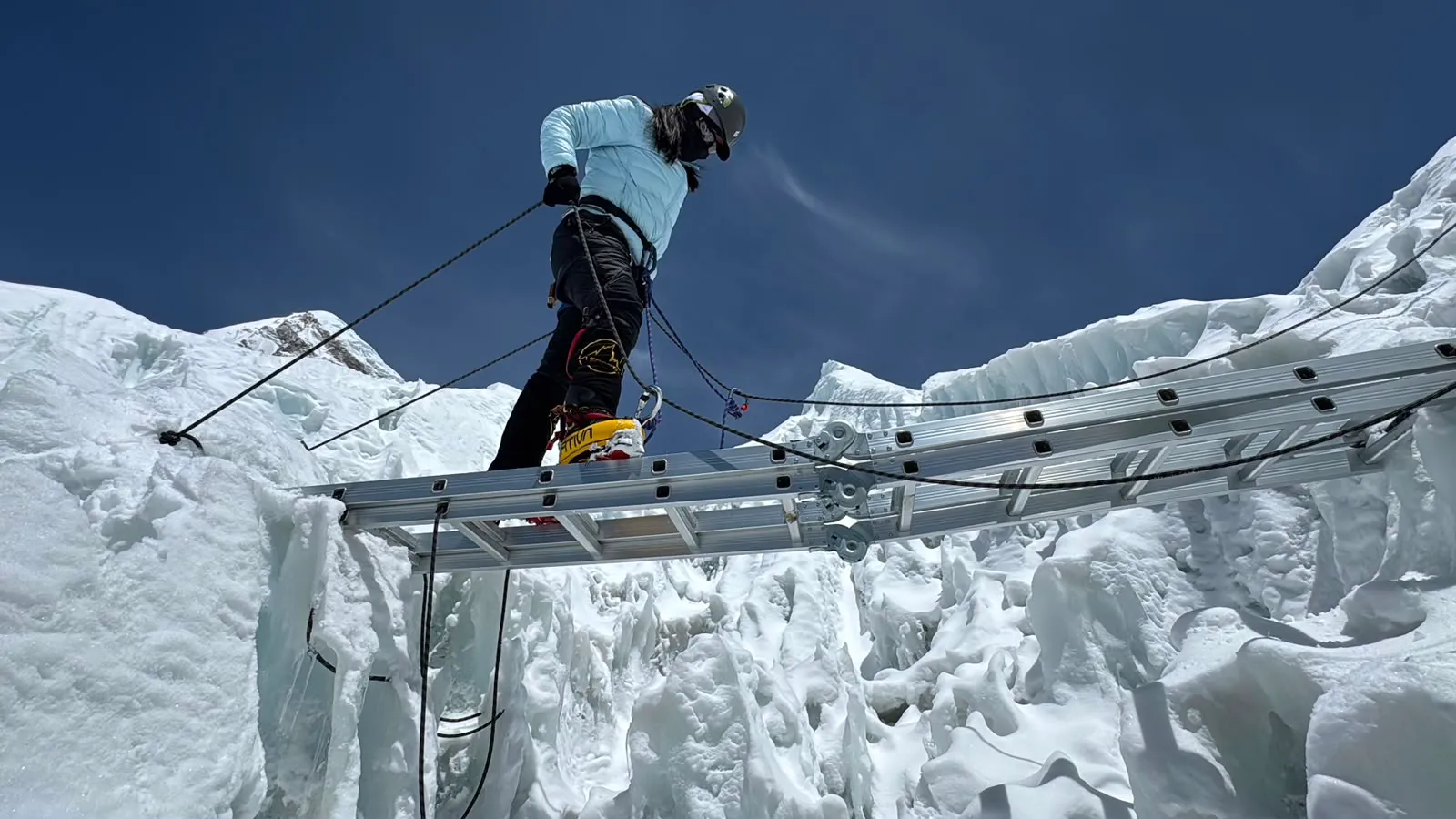 Navigating Steep Technical Ice Slopes